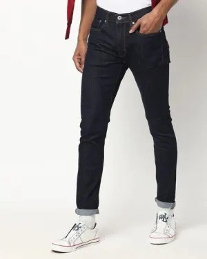 204 Washed Super-Skinny Jeans with Whiskers-73283-0007