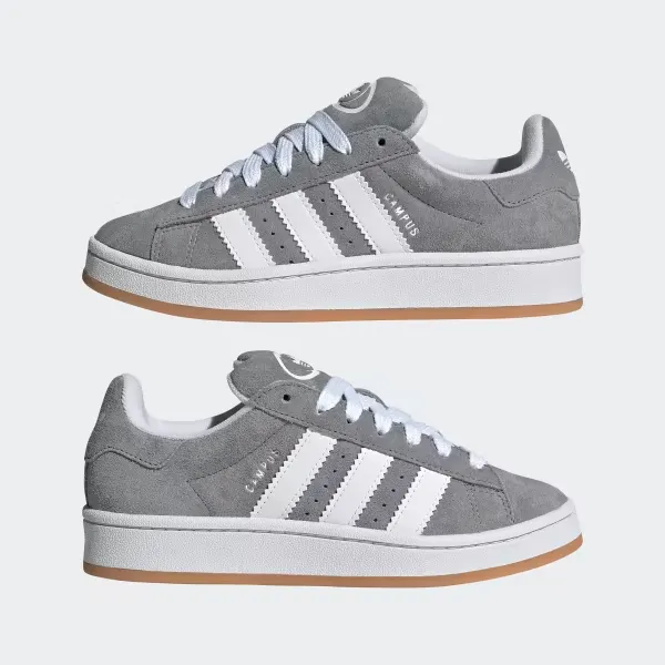 Adidas Kid's Campus 00S Shoes - Grey Three / Cloud White