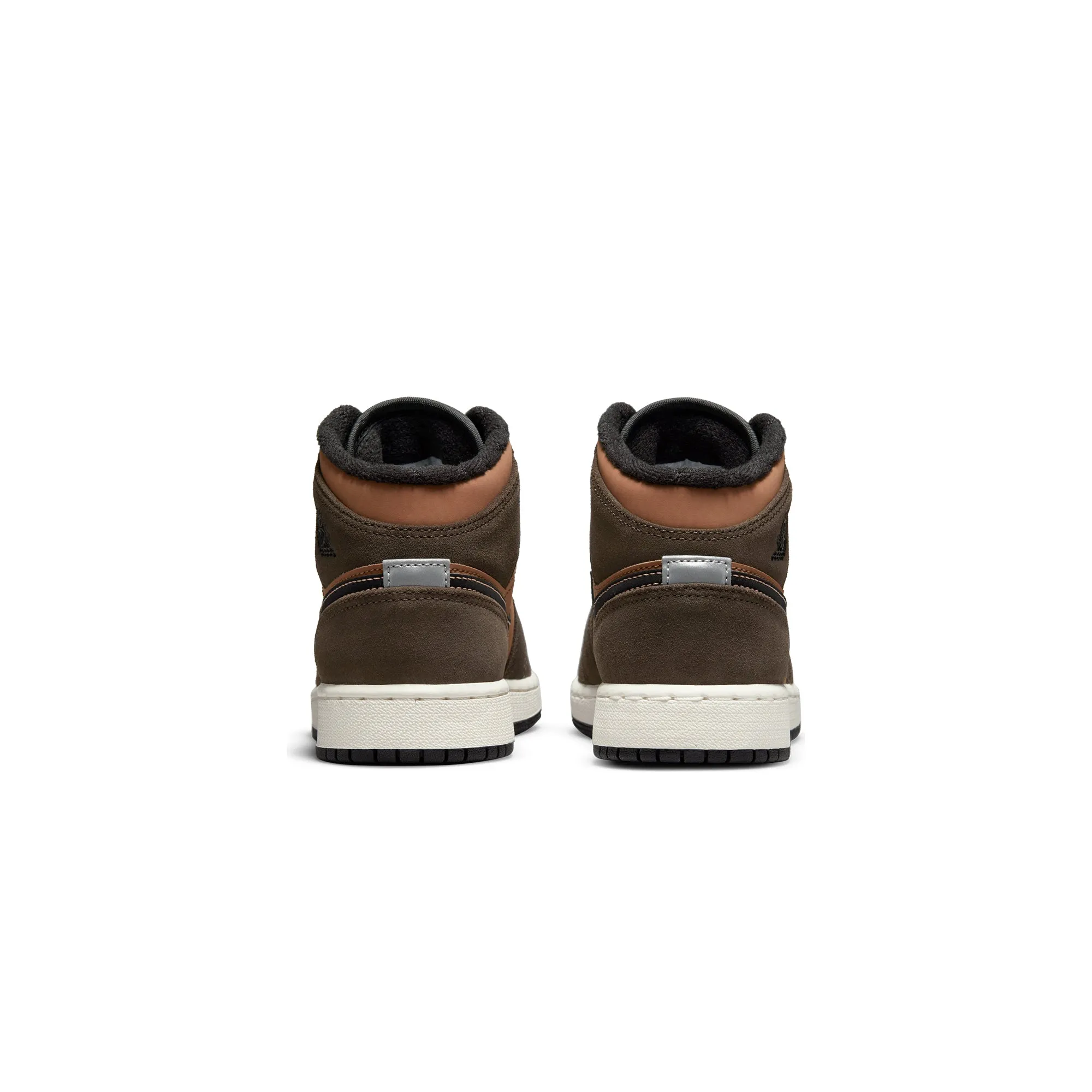 Air Jordan Kids 1 Mid SE Shoes 'Dark Chocolate'