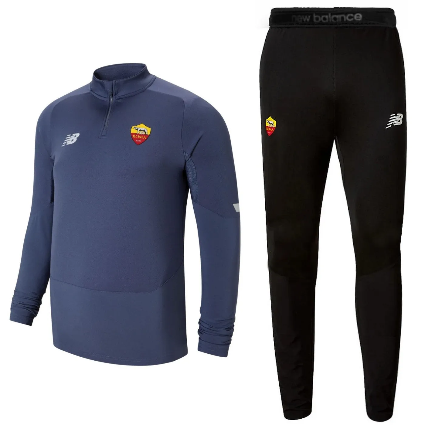 AS Roma training technical Soccer tracksuit 2021/22 grey - New Balance