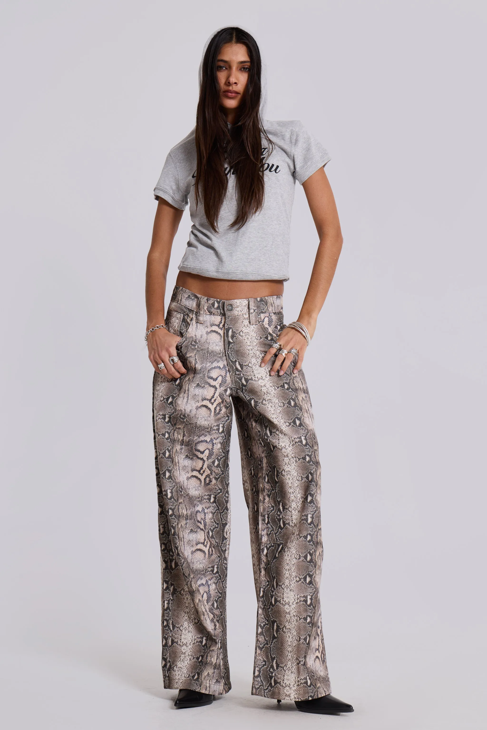 Boa Snake Print Colossus Jeans