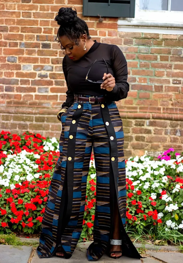 Button down | Wide Leg pants