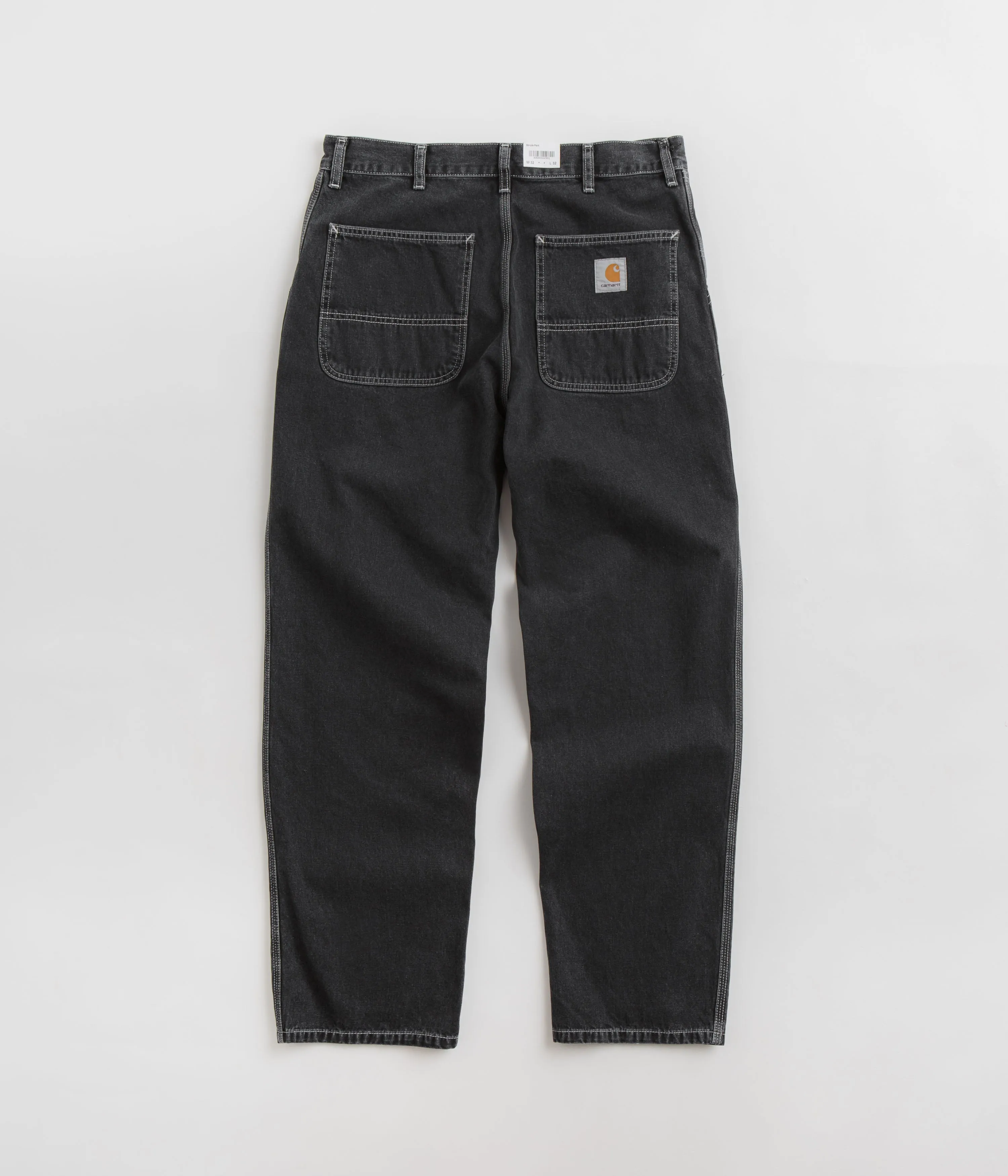 Carhartt Simple Pants - Heavy Stone Washed Black