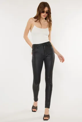 Carly Ultra High Rise Faux Leather Super Skinny Pants