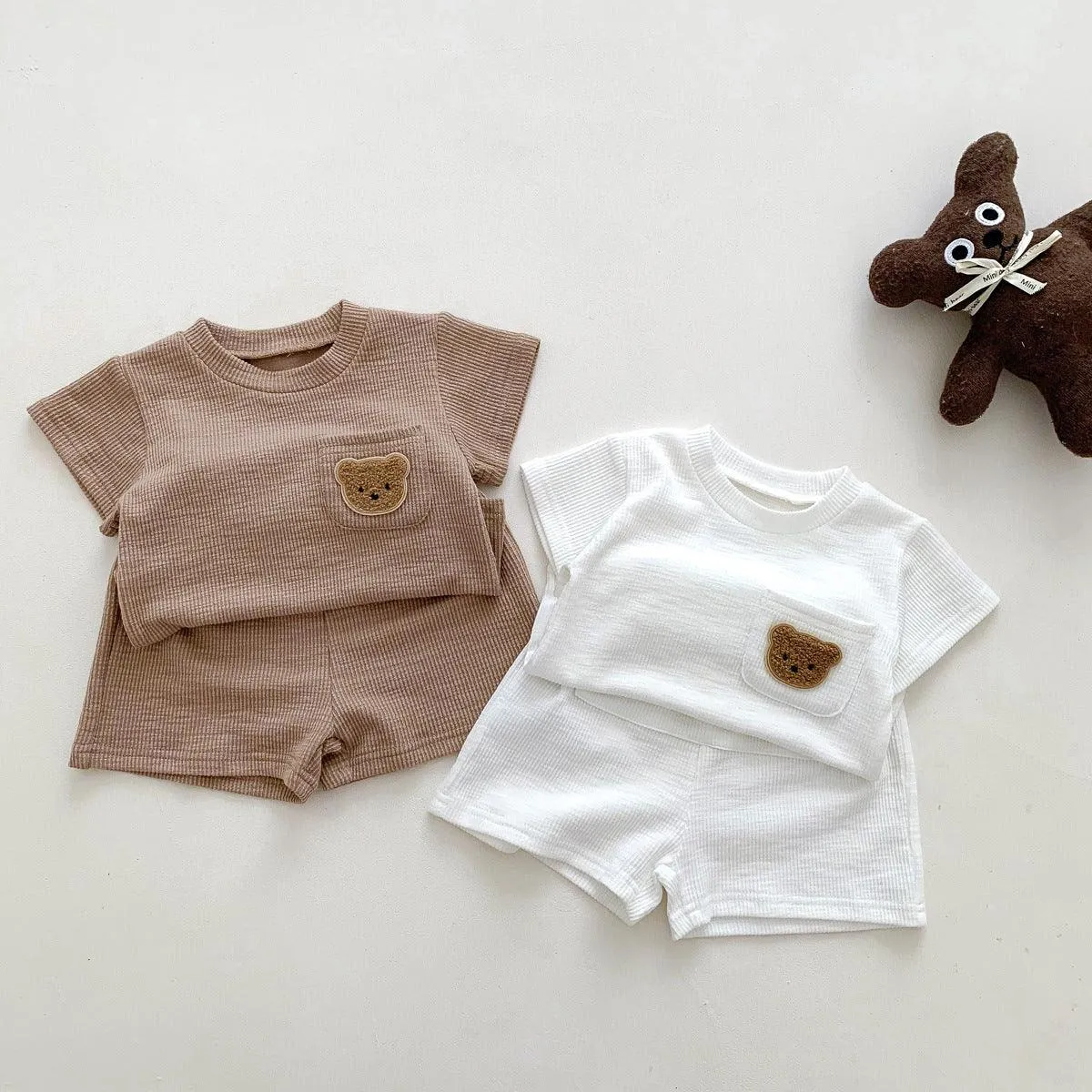 Children's Summer Thin Bear Suit