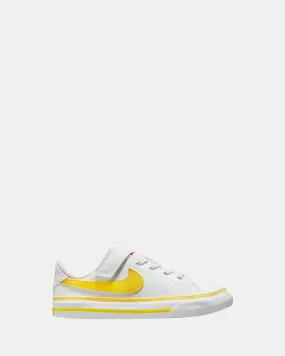 Court Legacy Pre School Summit White/Opti Yellow/White