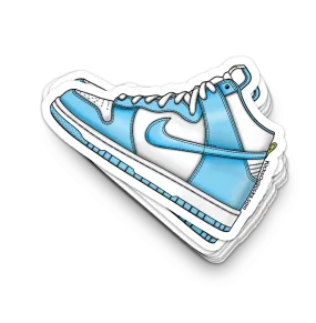 Dunk High "Blue Chill" Sneaker Sticker