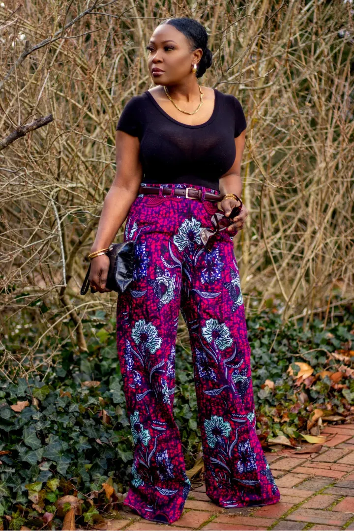 Flare Ankara Print | Pants