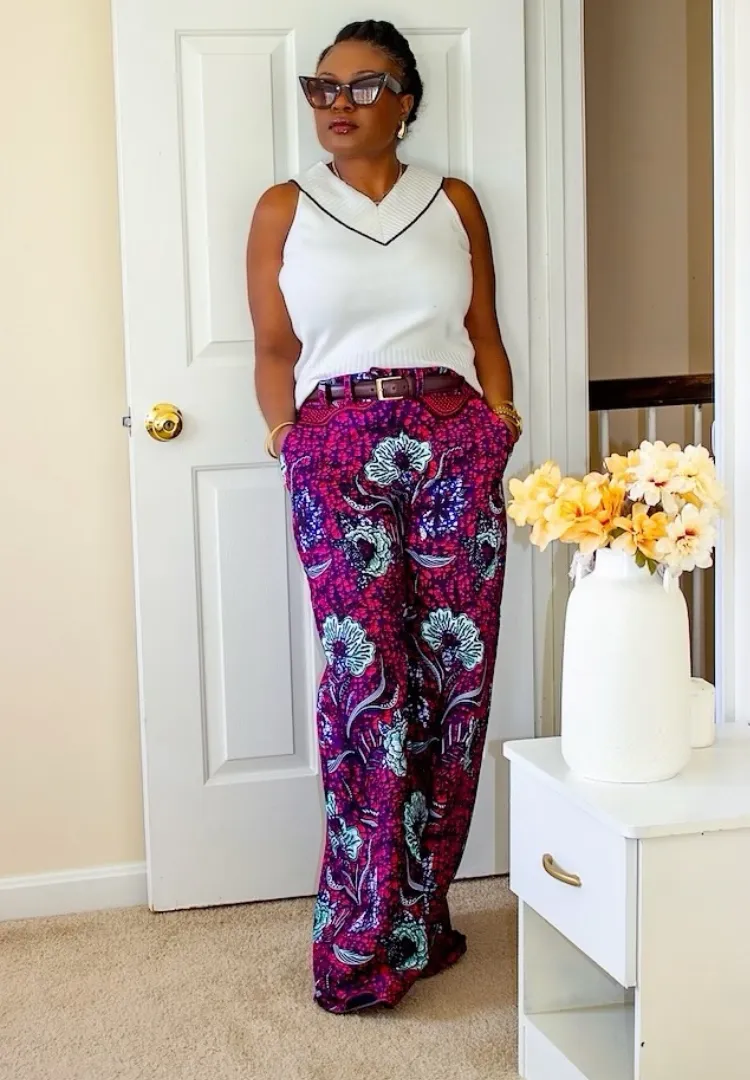 Flare Ankara Print | Pants