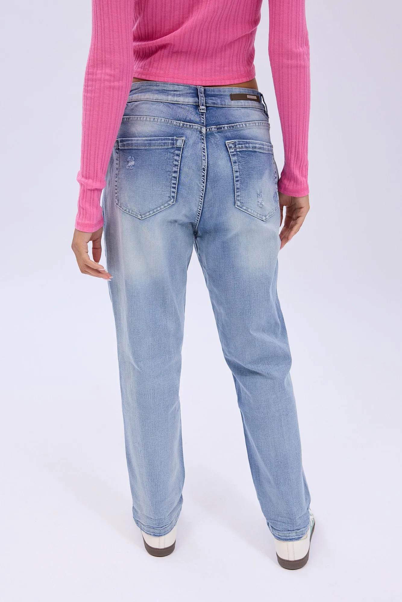 High Rise Boyfriend Jeans