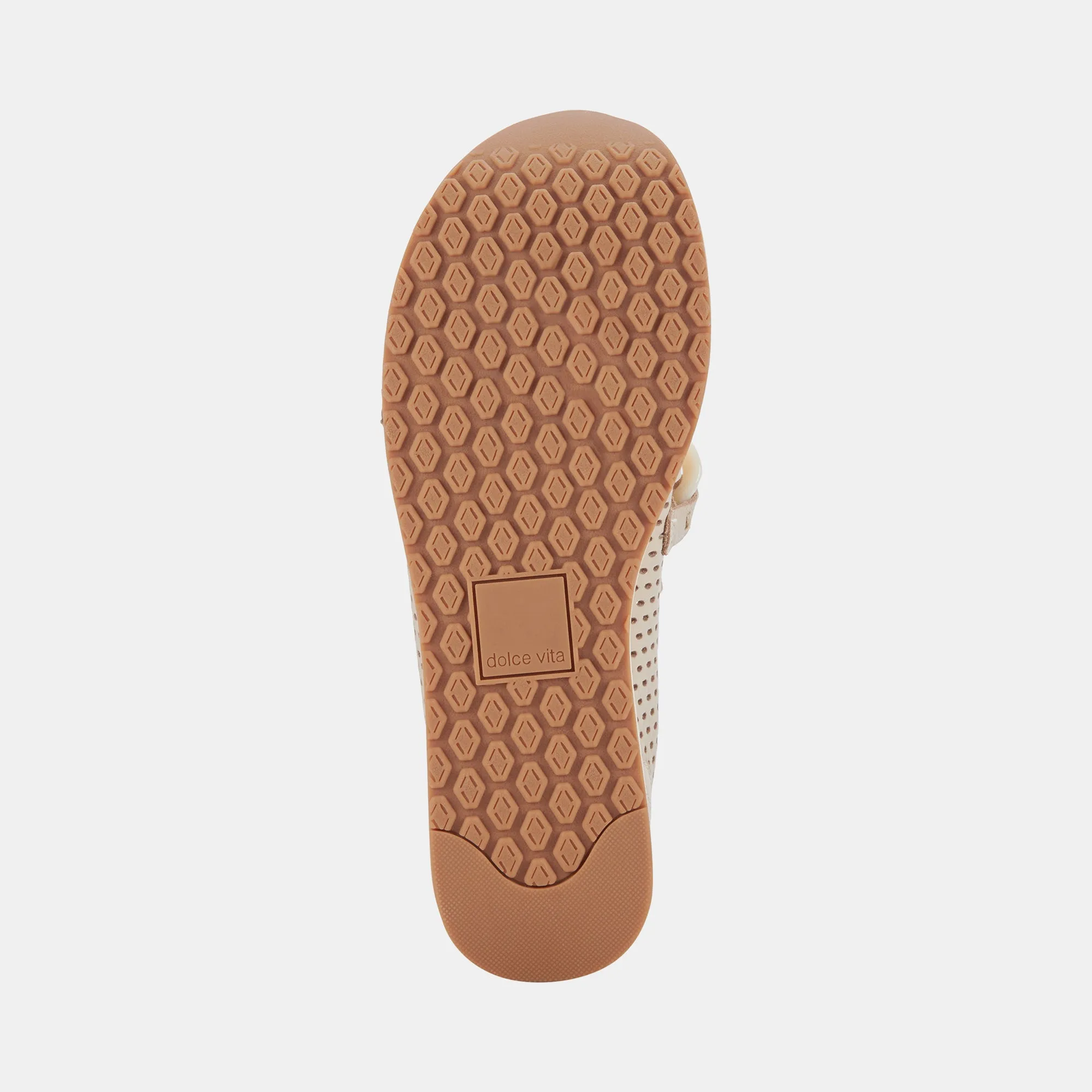 JHENEE PERFORATED SNEAKERS SAND NUBUCK