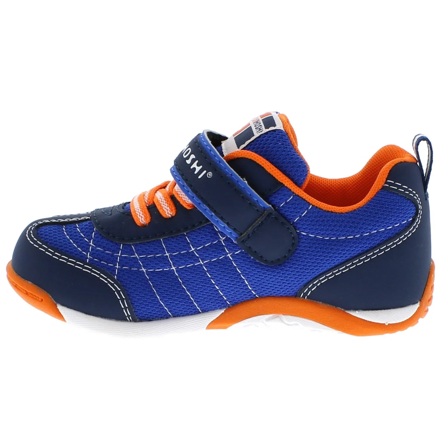 Kaz Kid's Athletic Sneaker - Navy/Tangerine