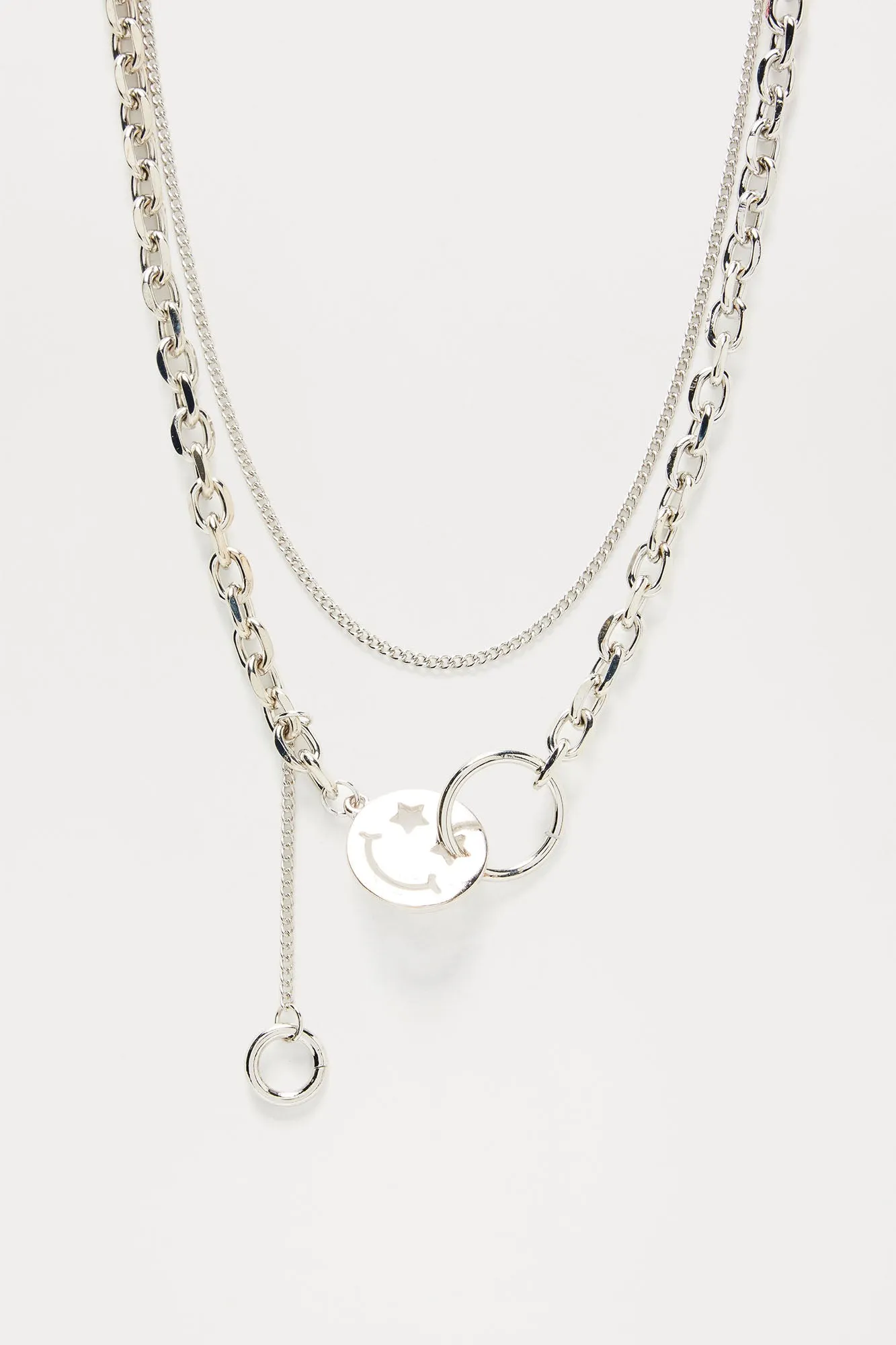 Keep It Smiling Necklace - Silver