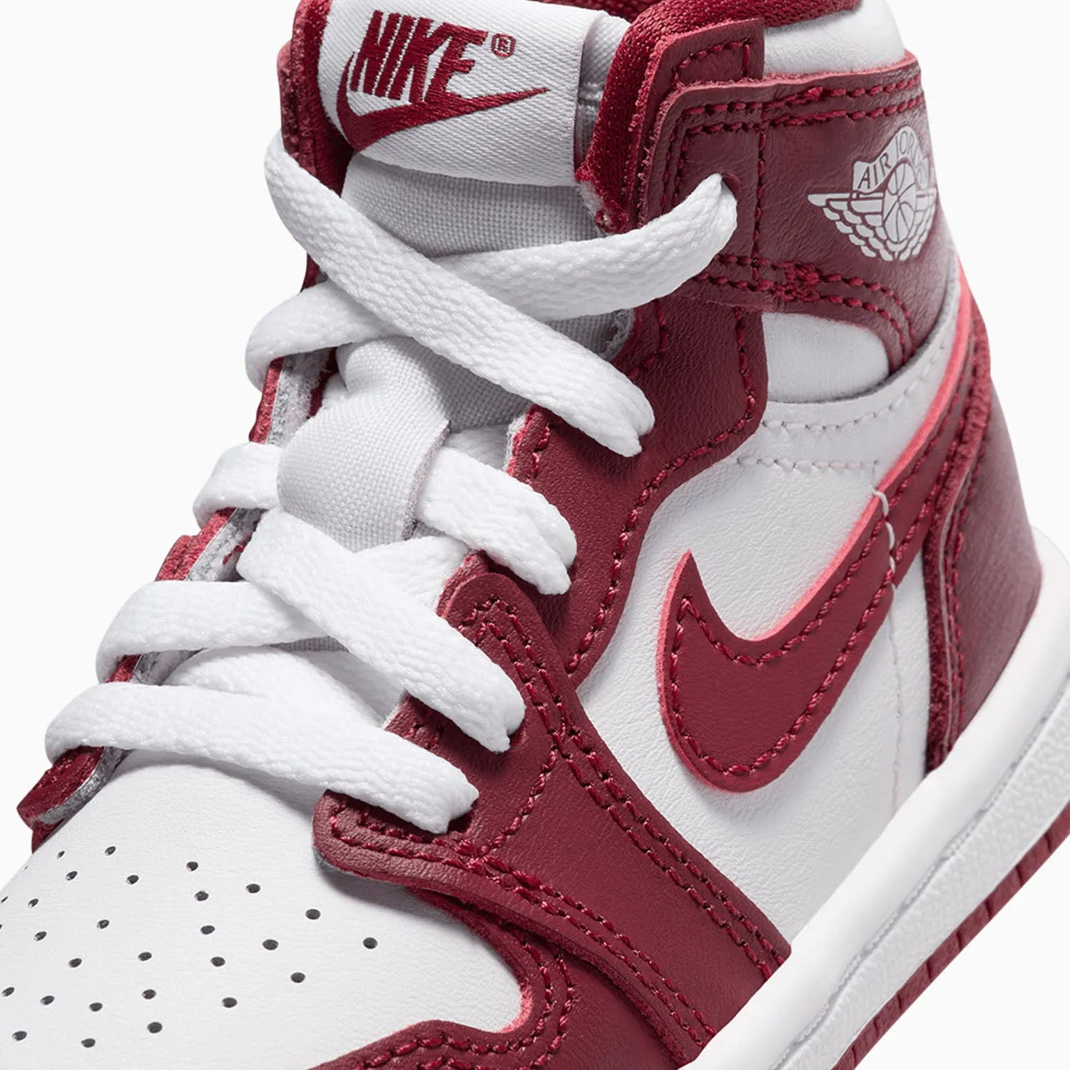 Kid's Air Jordan 1 Retro OG White Team Red Toddlers