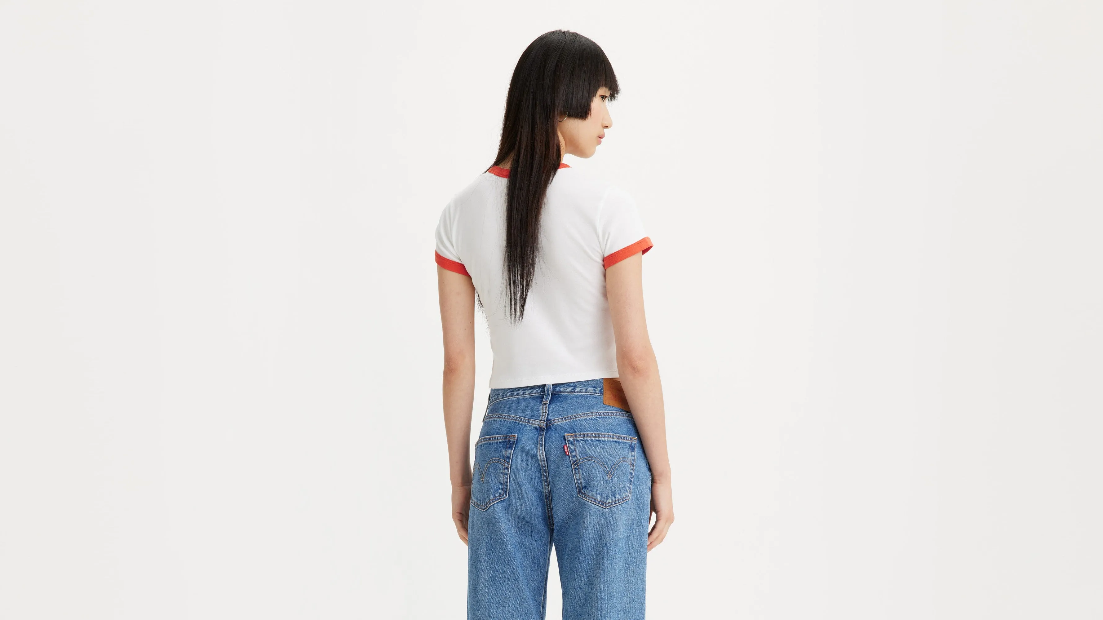 Levi's® Women's Graphic Ringer Mini T-Shirt