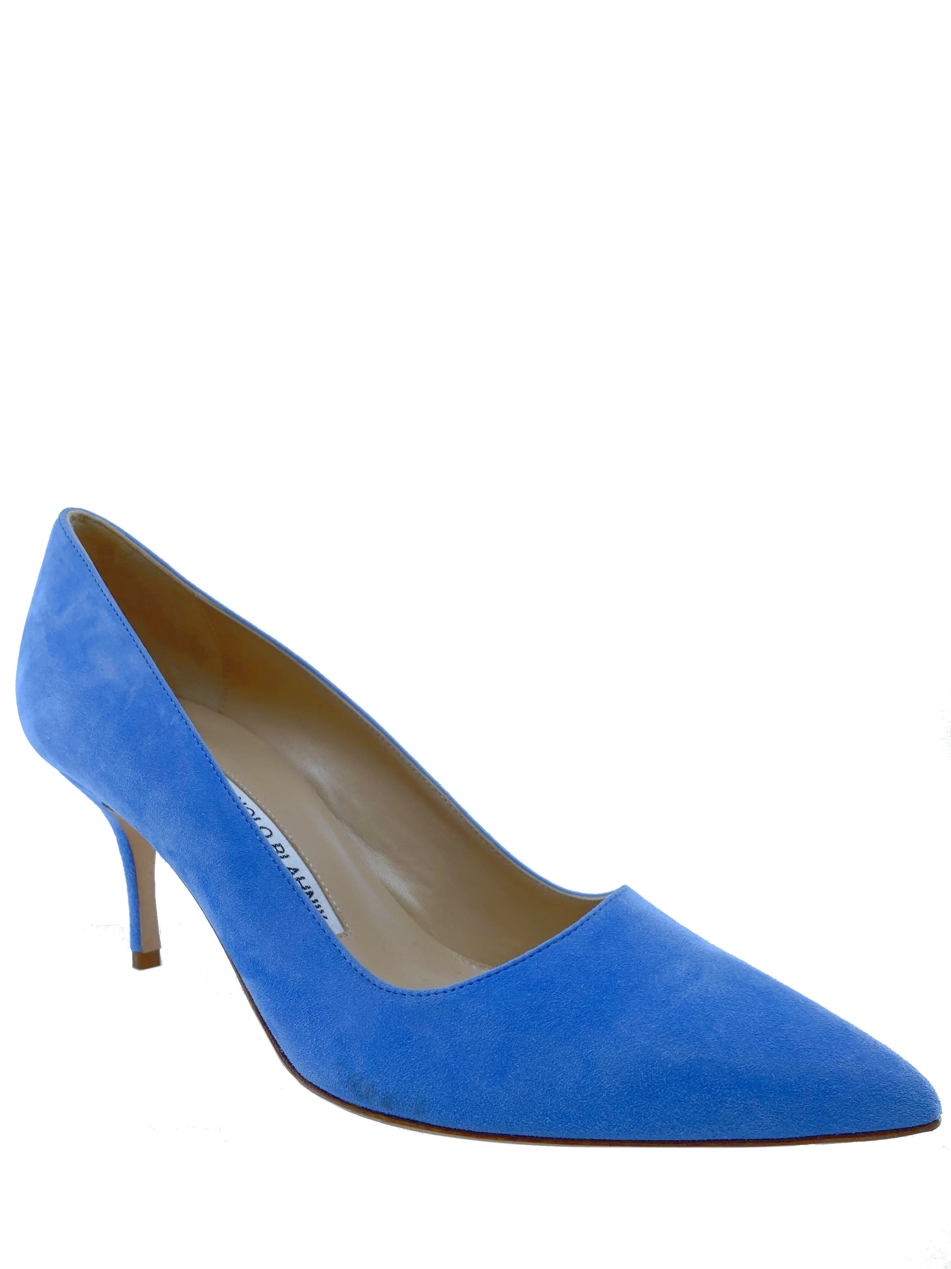 Manolo Blahnik BB Suede Pumps Size 7.5