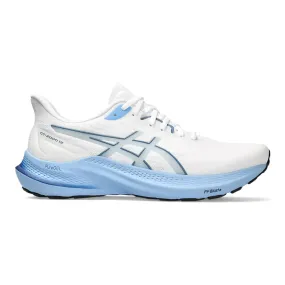 Men's Asics GT-2000 12, White/Storm Blue, 8 D Medium