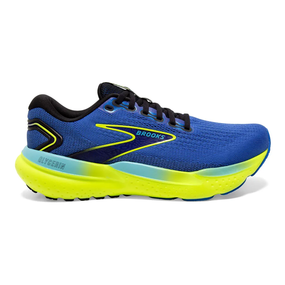 Men's Brooks Glycerin 21, Blue/Nightlife/Black, 9 D Medium