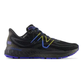 Men's New Balance Fresh Foam X 880v12 GTX, Black/Marine Blue, 14 D Medium