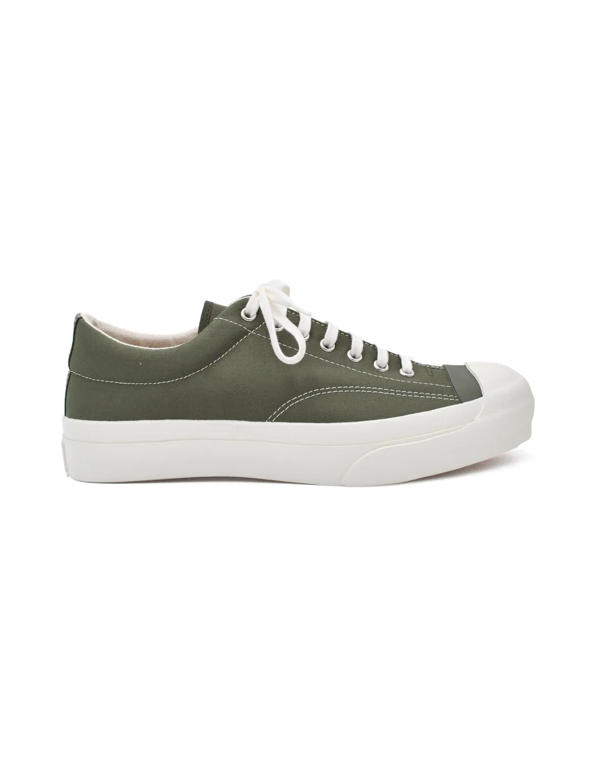 Moonstar Gym Court Olive Green Nylon Sneaker