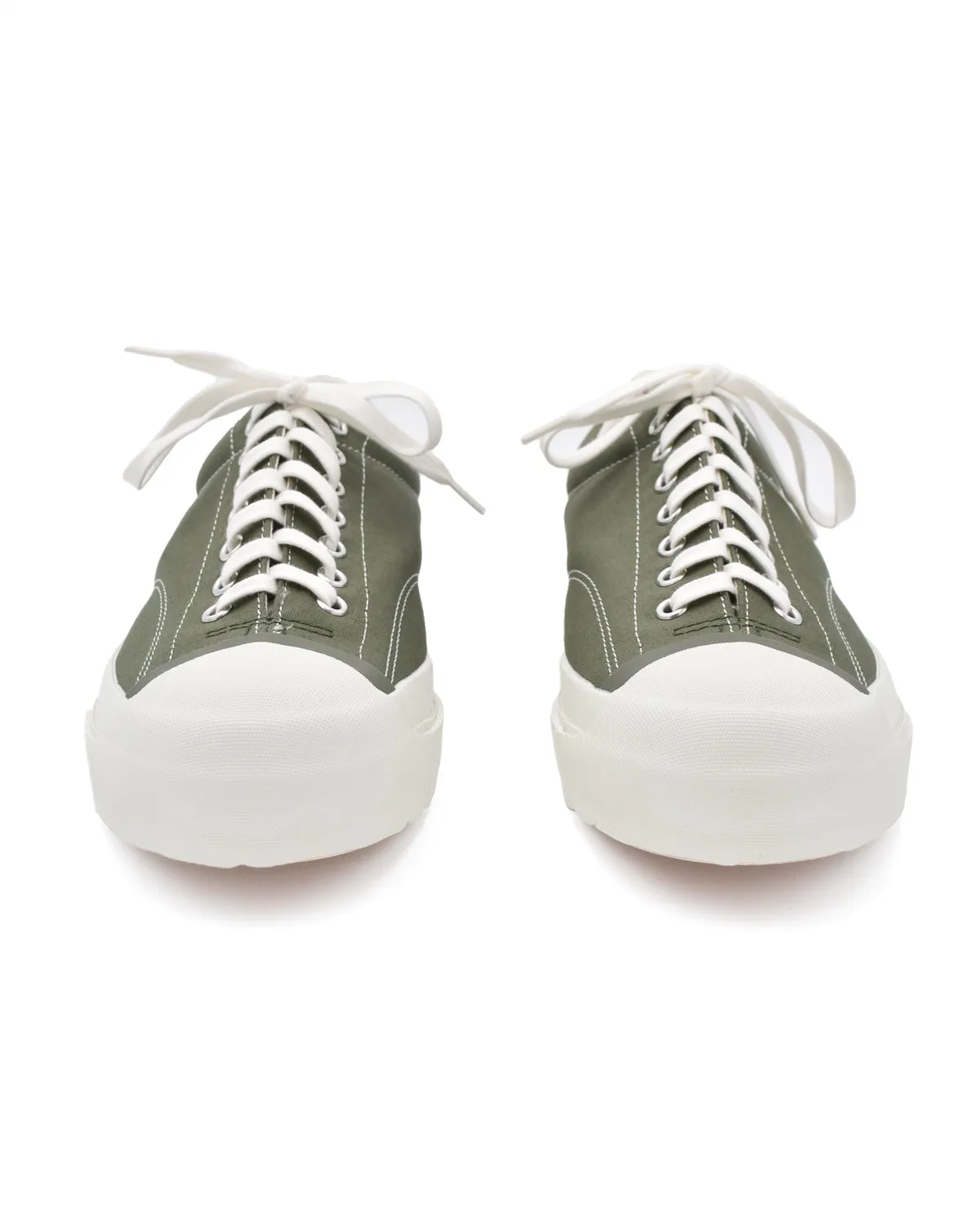 Moonstar Gym Court Olive Green Nylon Sneaker