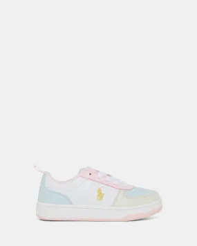 Polo Court II Youth White/Pink/Blue/Yellow