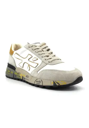 PREMIATA Sneaker Uomo White Grey MICK-6613