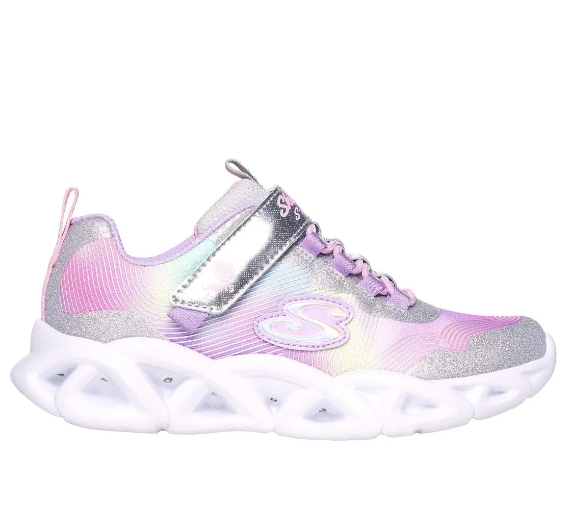 Skechers Silver Twisty Brights Children's Sneaker