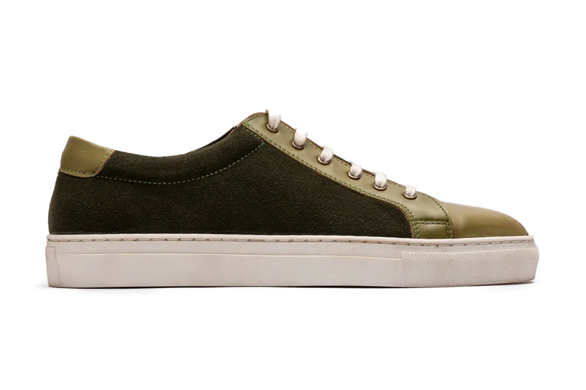 Smooth & Suede Combo Derby Sneaker/O