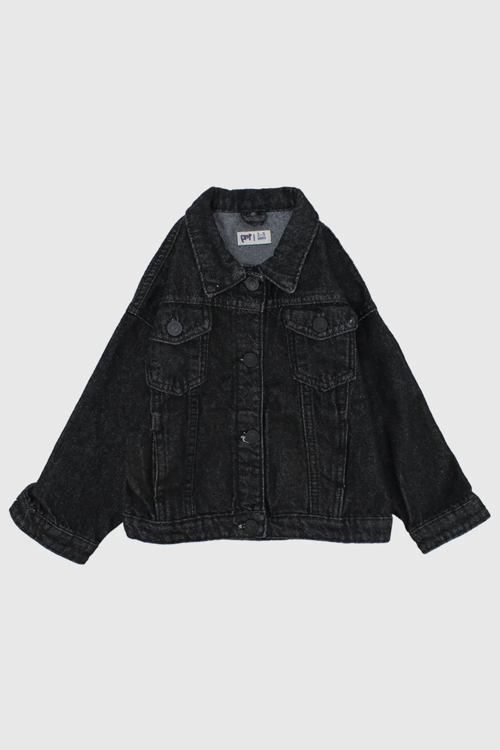 Unisex Black Jean Jacket