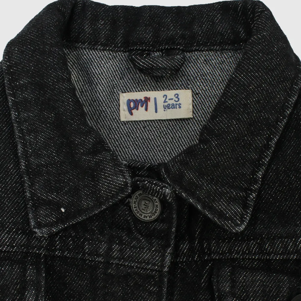 Unisex Black Jean Jacket