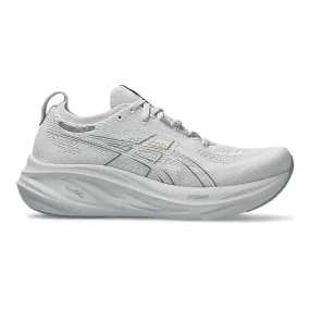 Women's Asics GEL-Nimbus 26, Concrete/Pure Silver, 7.5 B Medium