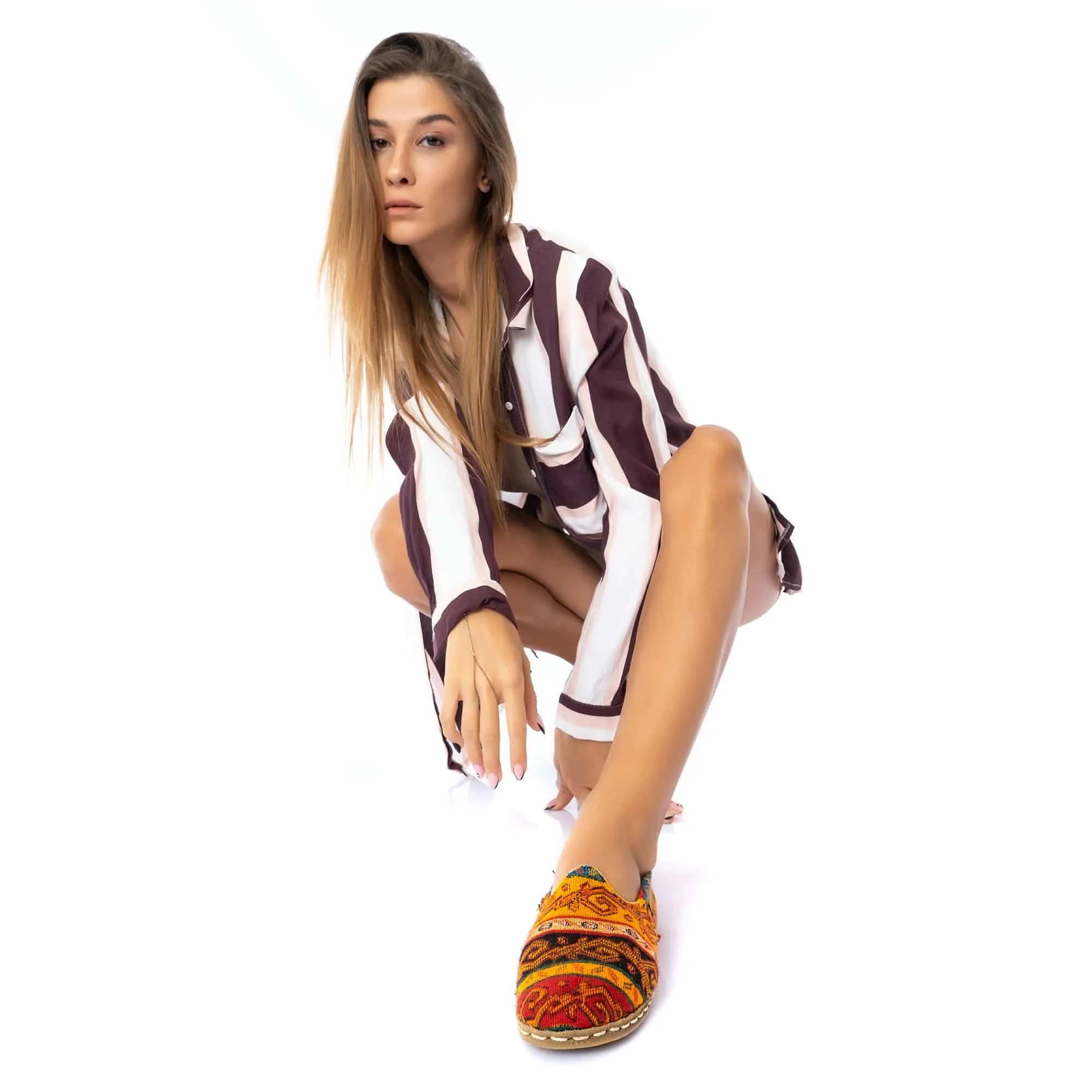 Women's Kilim Slip On Shoes