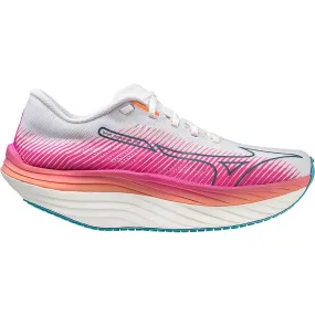 Women's Mizuno Wave Rebellion Pro, White/Silver, 9.5 B Medium